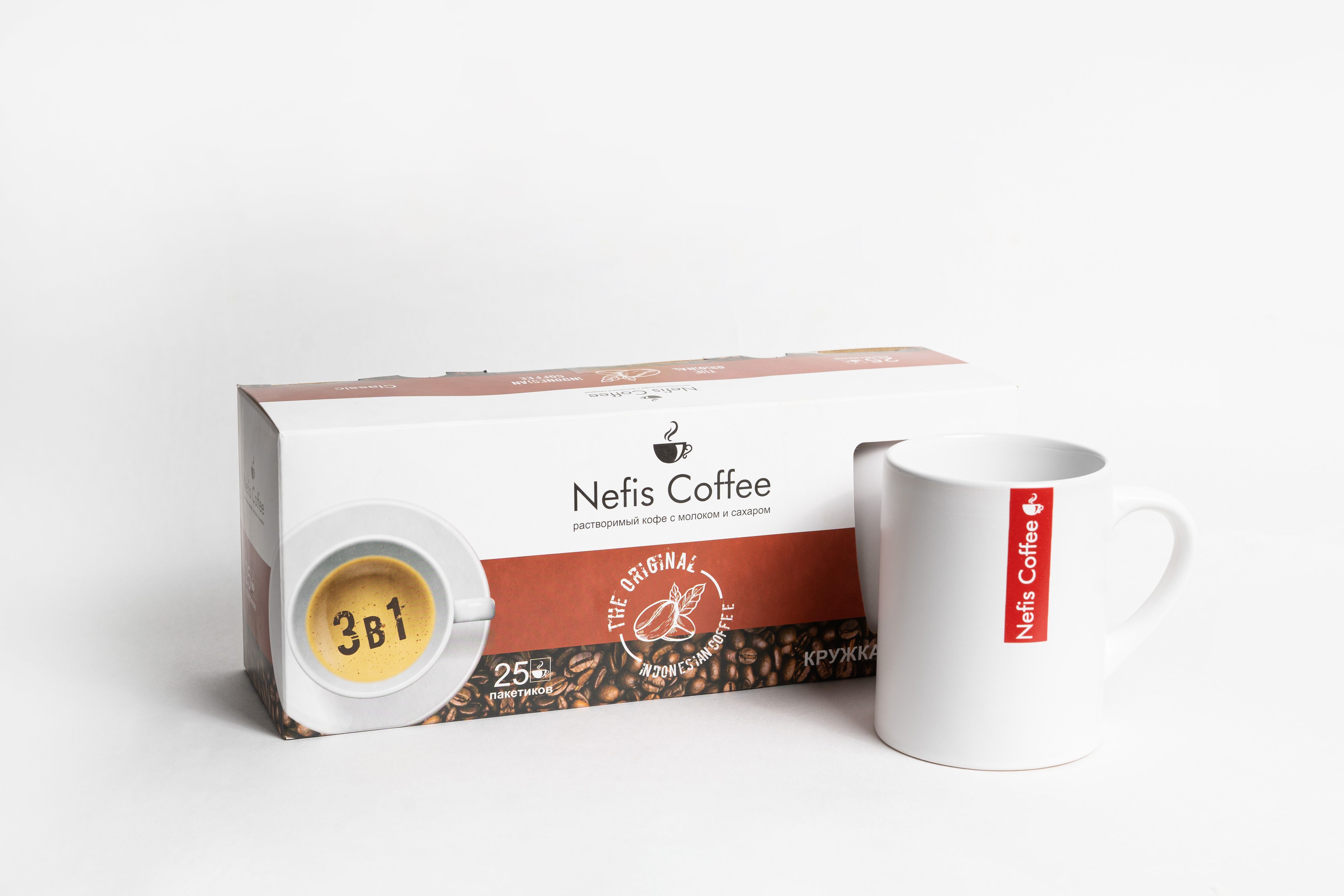 3 in 1 Instant Coffee (Mug as a gift)
